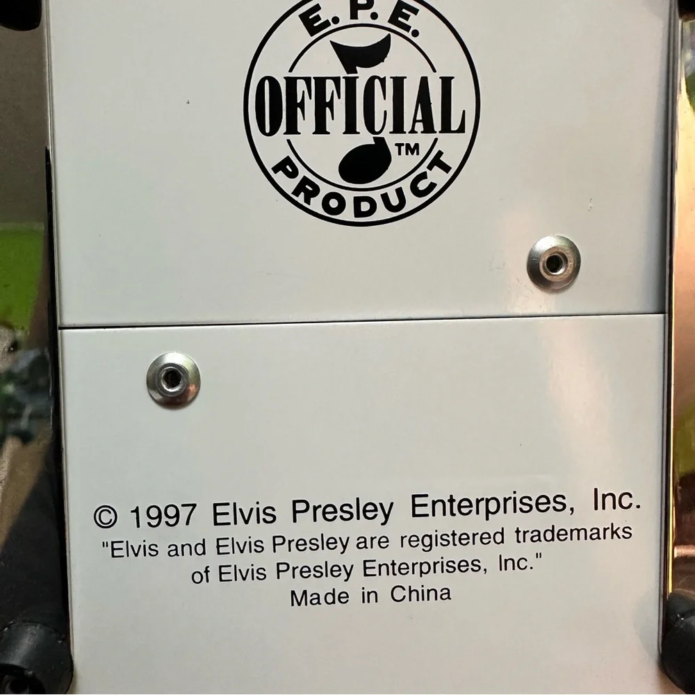 Elvis Presley Checkered Table Linen Napkin Holder